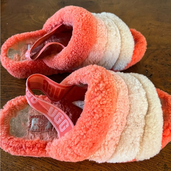 Used sz 6 Fluff Yeah Slide in Lava Flow - Picture 5 of 6
